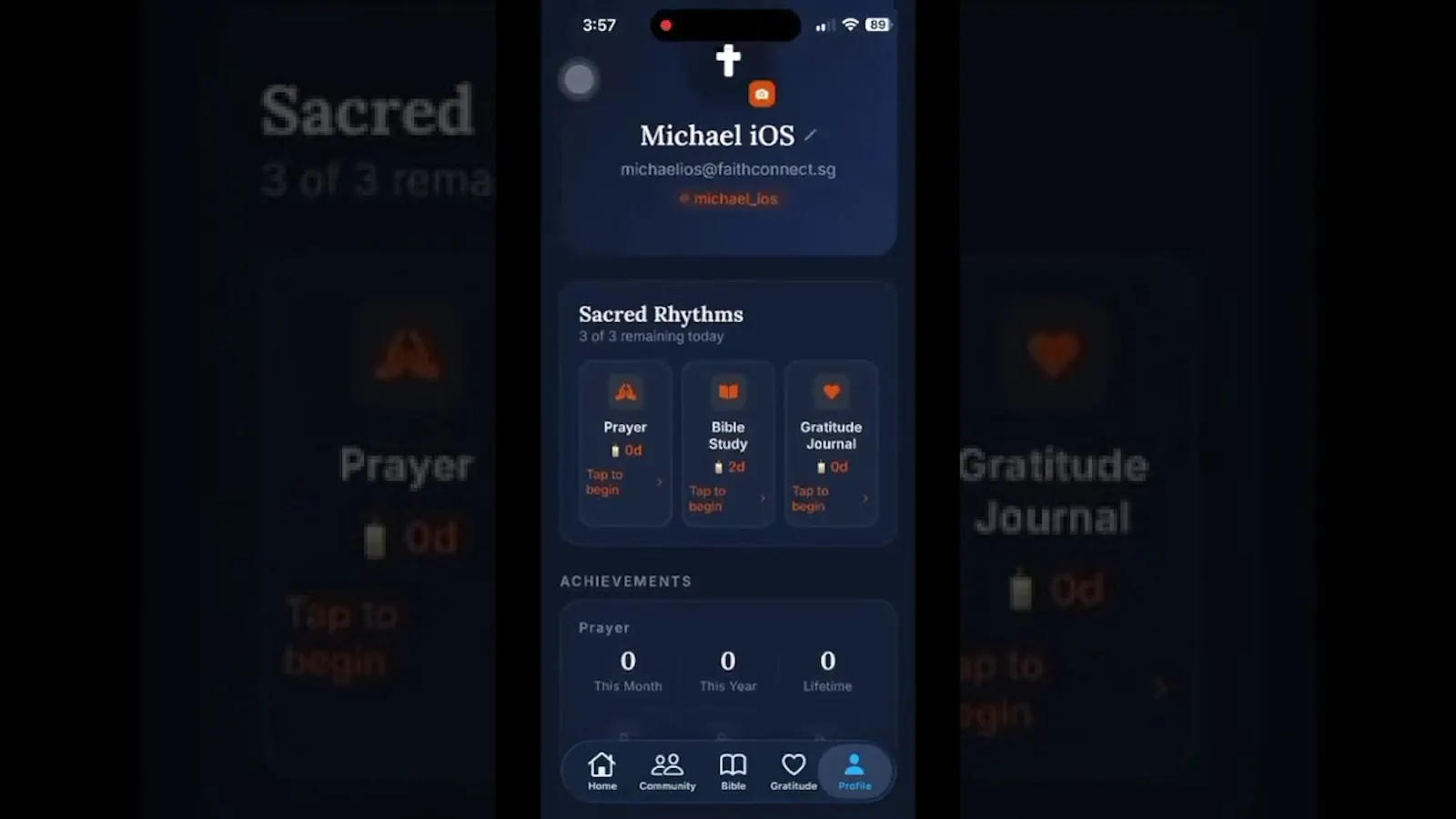 MyBibleChat — Bible App, AI Pastor screenshot 1 (video preview)
