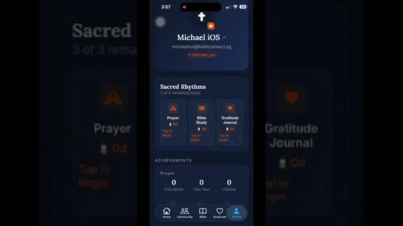 MyBibleChat — Bible App, AI Pastor screenshot 1 (video preview)