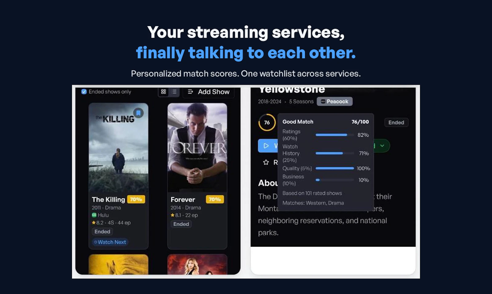 NextWatchTV screenshot 1