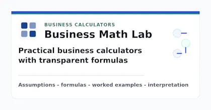 Business Math Lab gallery image