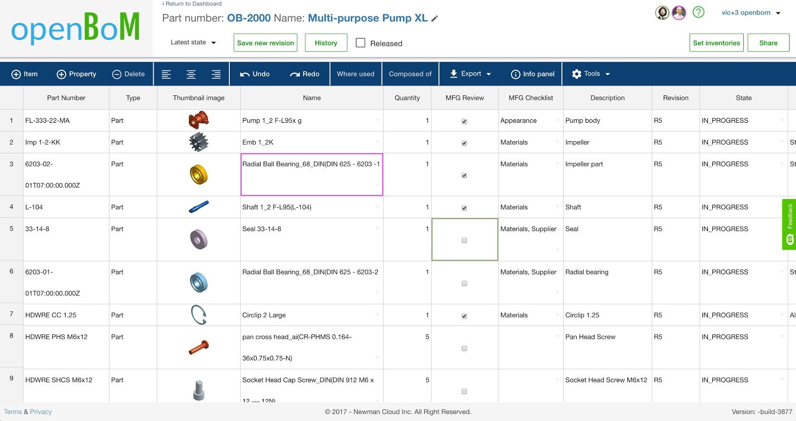 openBoM gallery image