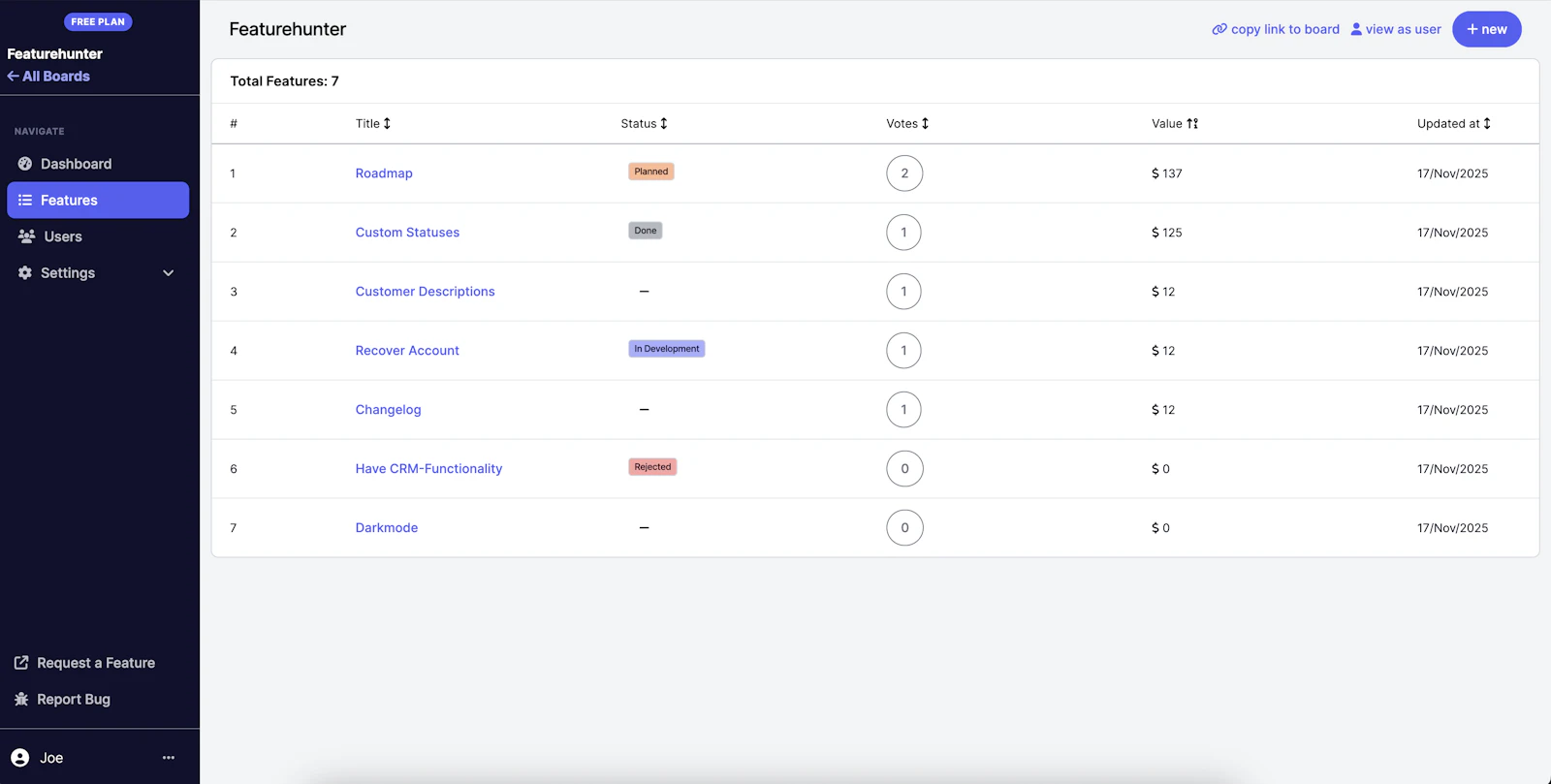 FeatureHunter  screenshot 4
