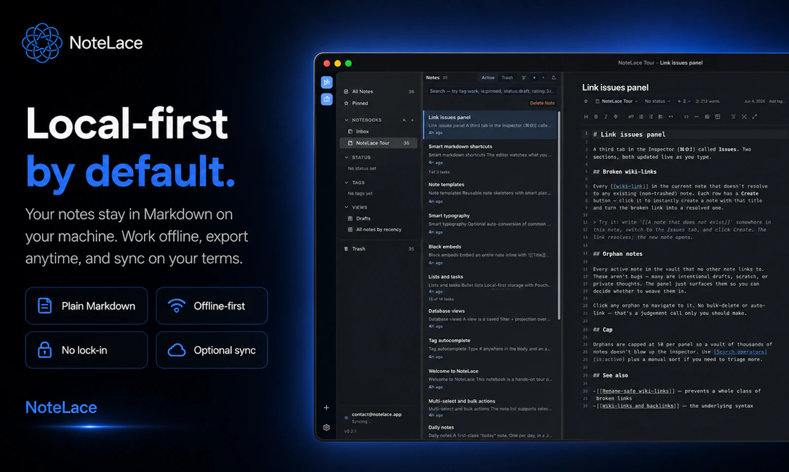 Notelace  screenshot 2