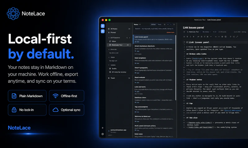 Notelace  screenshot 2