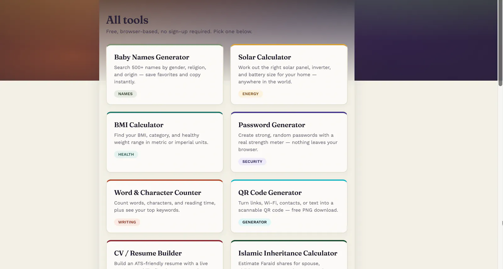WebToolBox screenshot 1