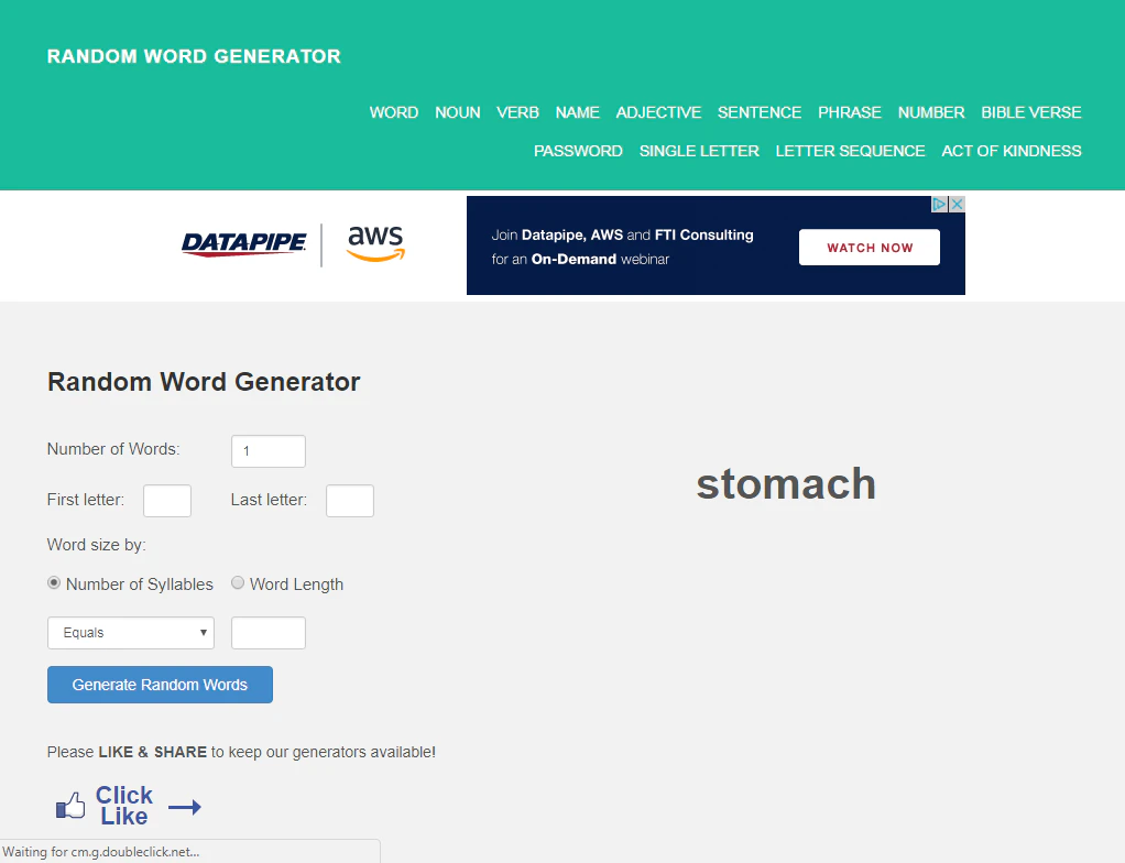 Random Word Generator