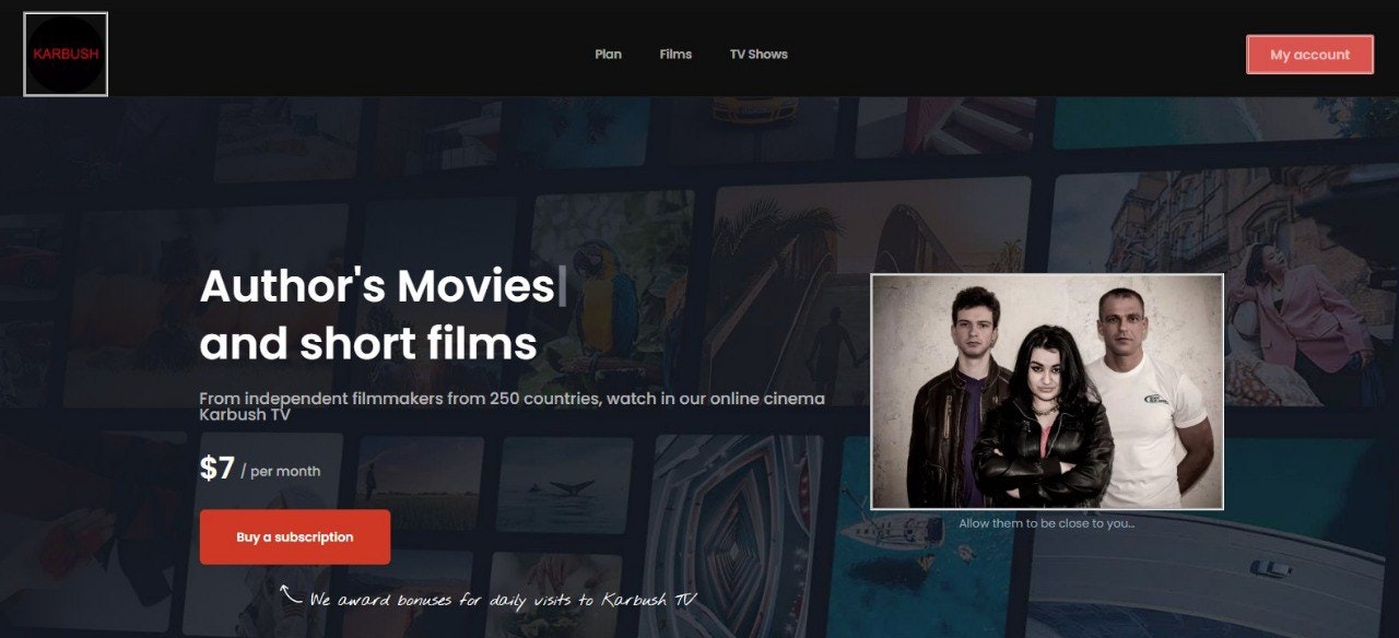 Aliran tv karbush dalam talian