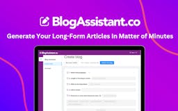 Blog Assistant - Long-Form SEO AI-writer media 3