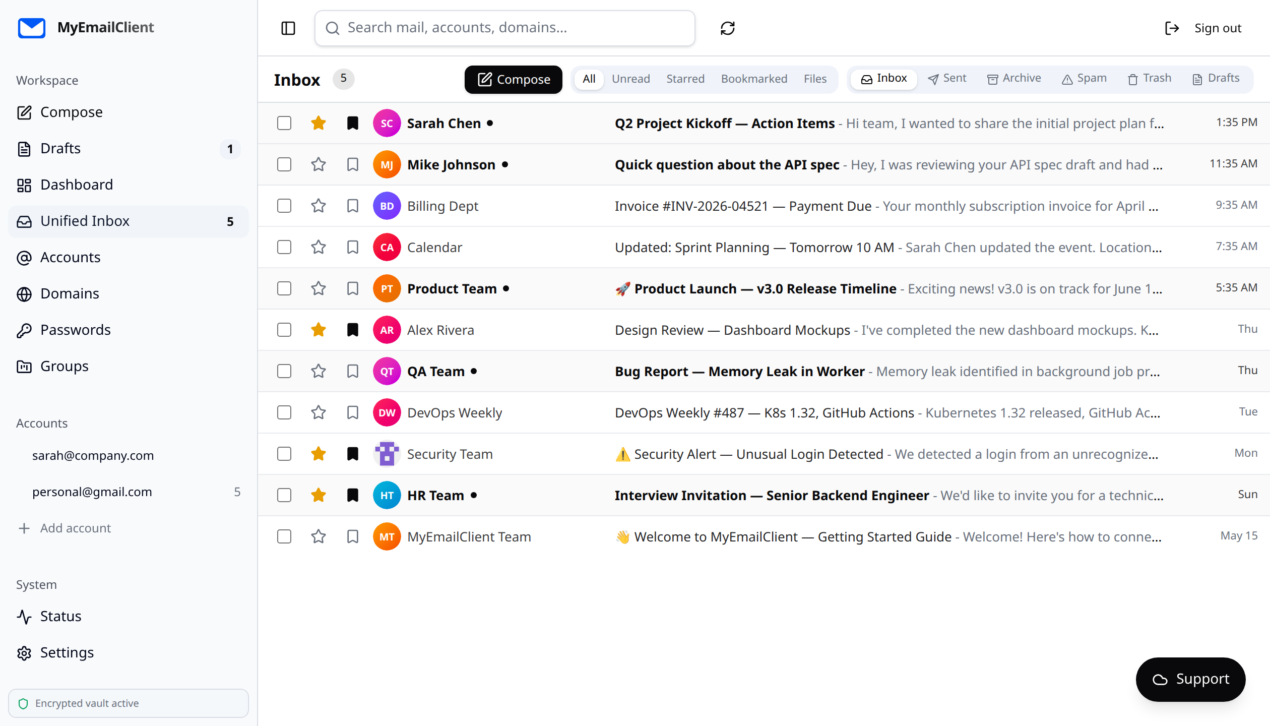MyEmailClient gallery image