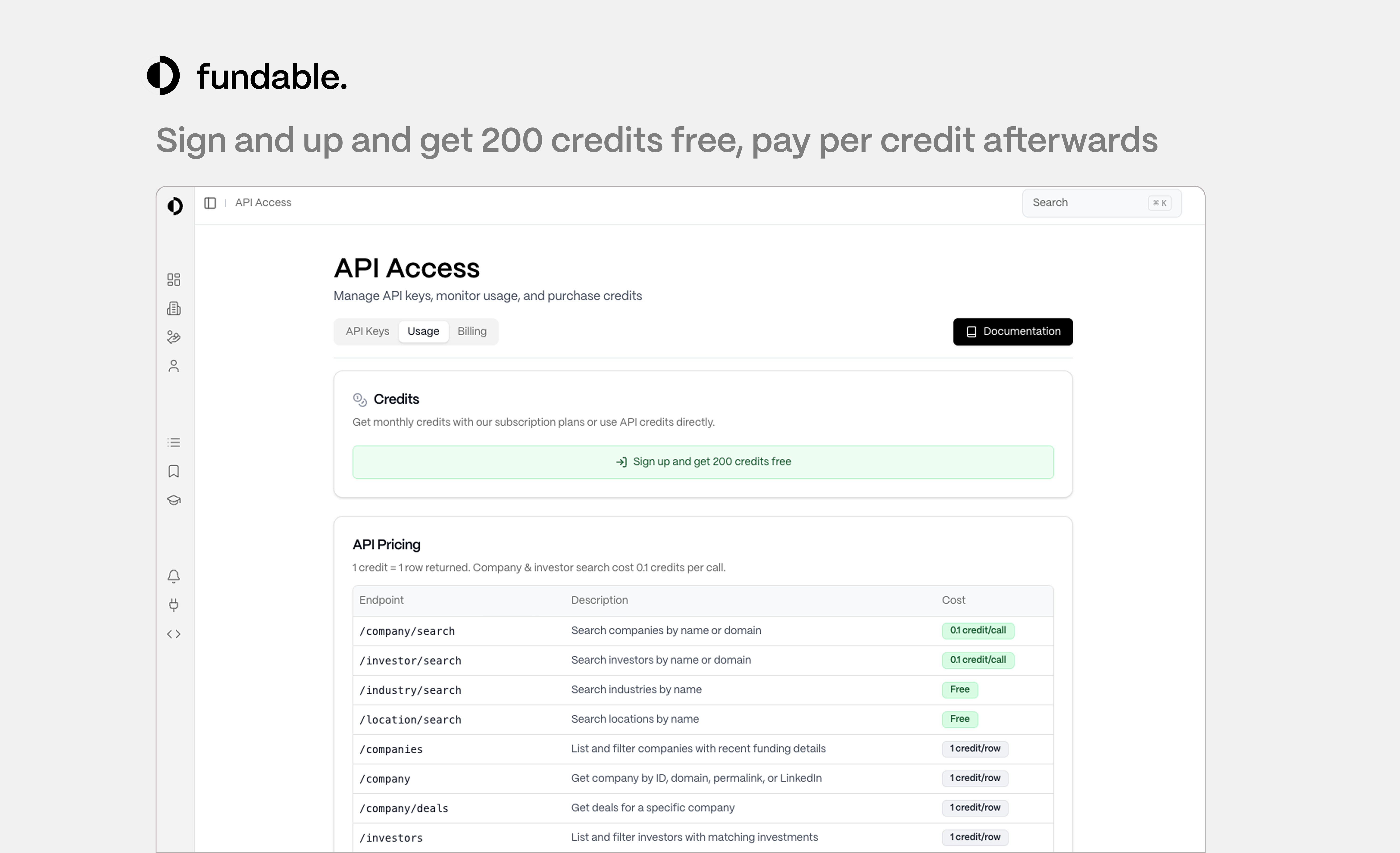 Fundable API  gallery image