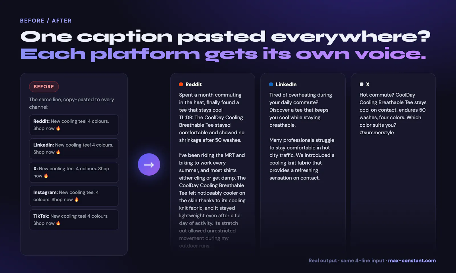 Max Constant – AI Copy Factory screenshot 3