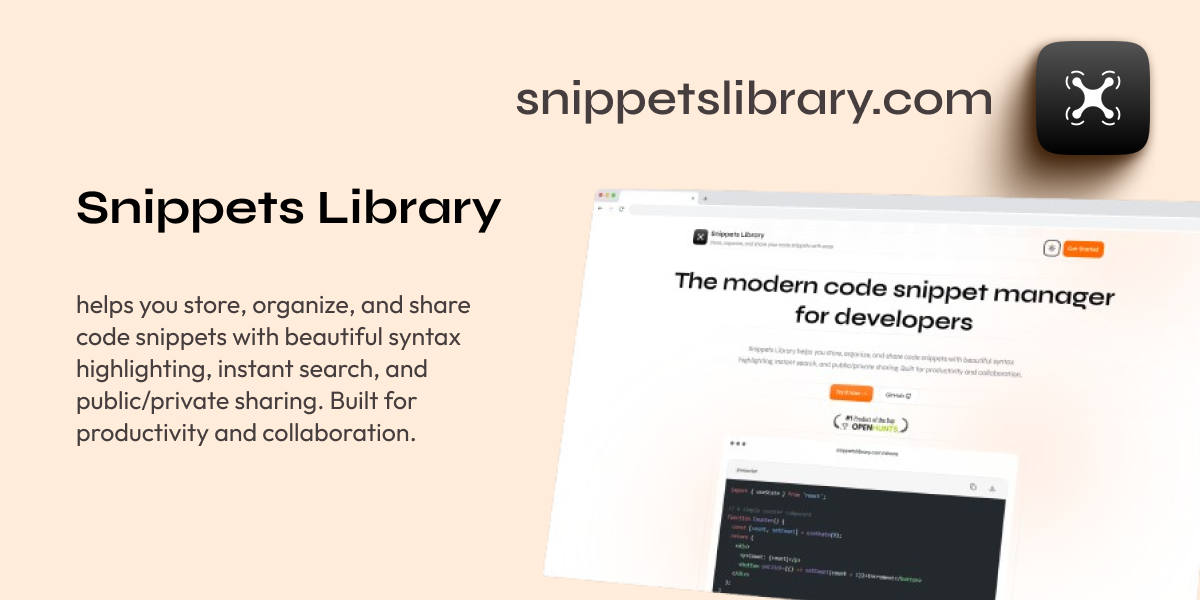 Snippets Library gallery image
