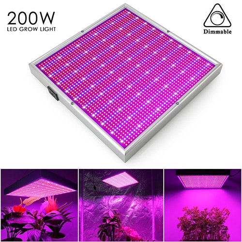 200W Adjustable LED Grow Light With Dimmer Best for Indoor Plants