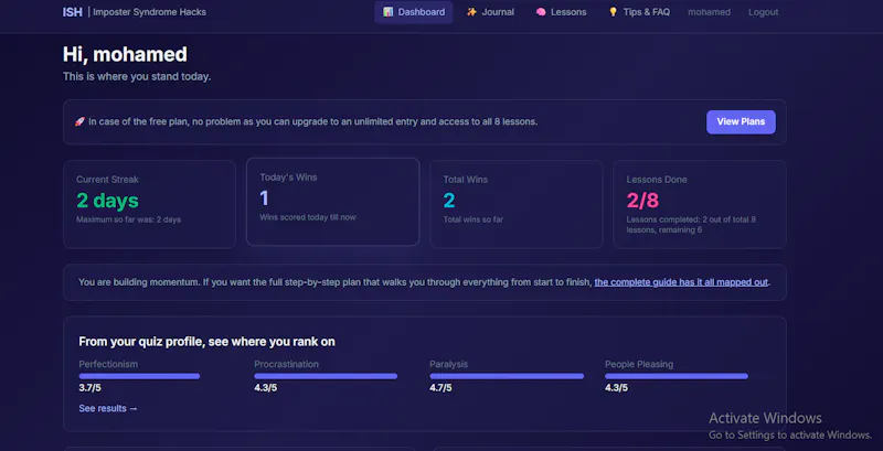 Imposter Syndrome Hacks screenshot 2