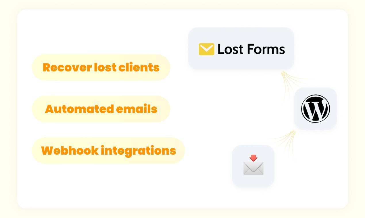 LostForms - 放棄されたフォームを回復し、コンバージョンをブーストしますメディア3