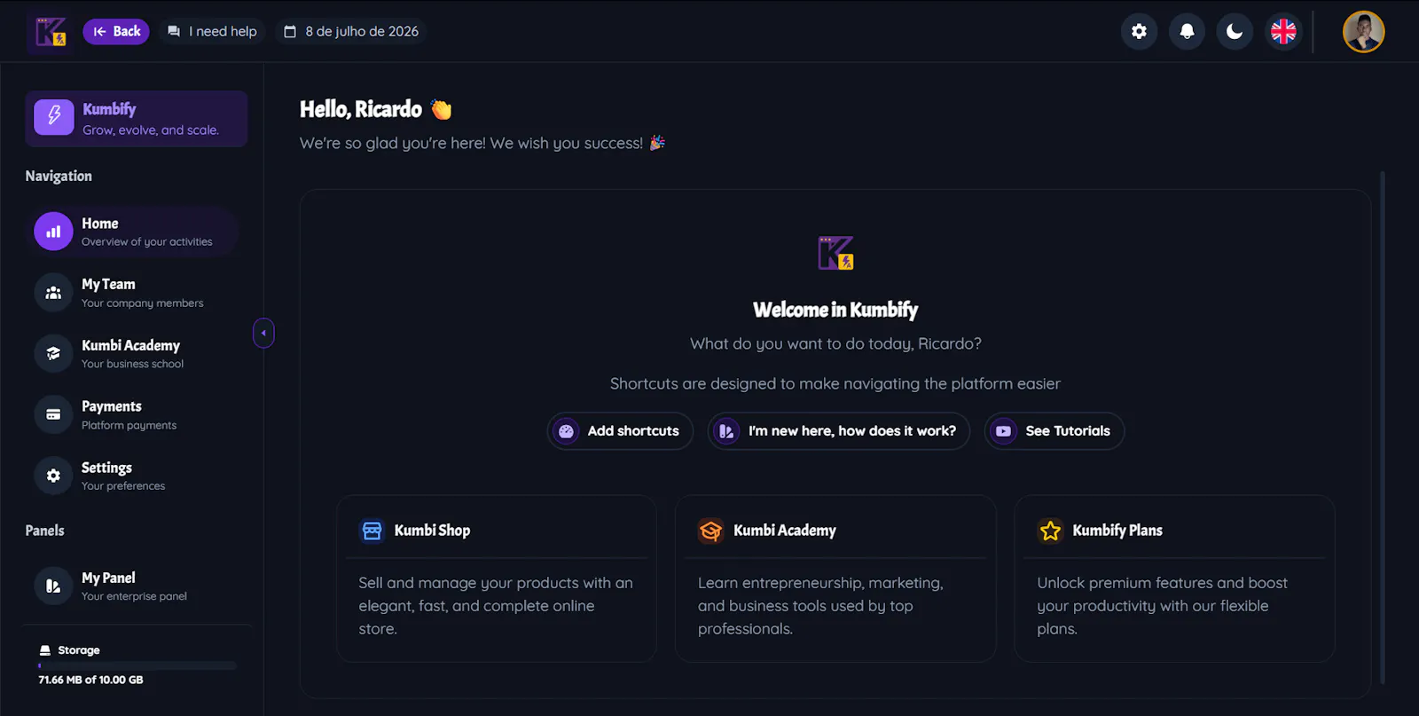 Kumbify screenshot 3
