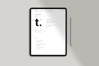 Invoice Template : Notion gallery image