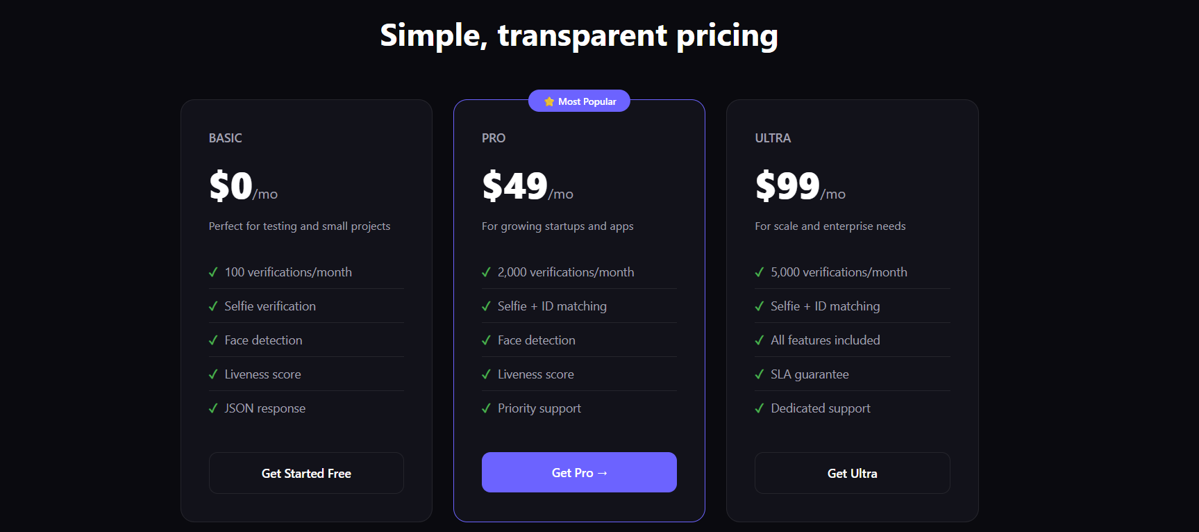SelfieKYC API gallery image