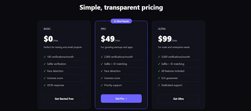 SelfieKYC API screenshot 3