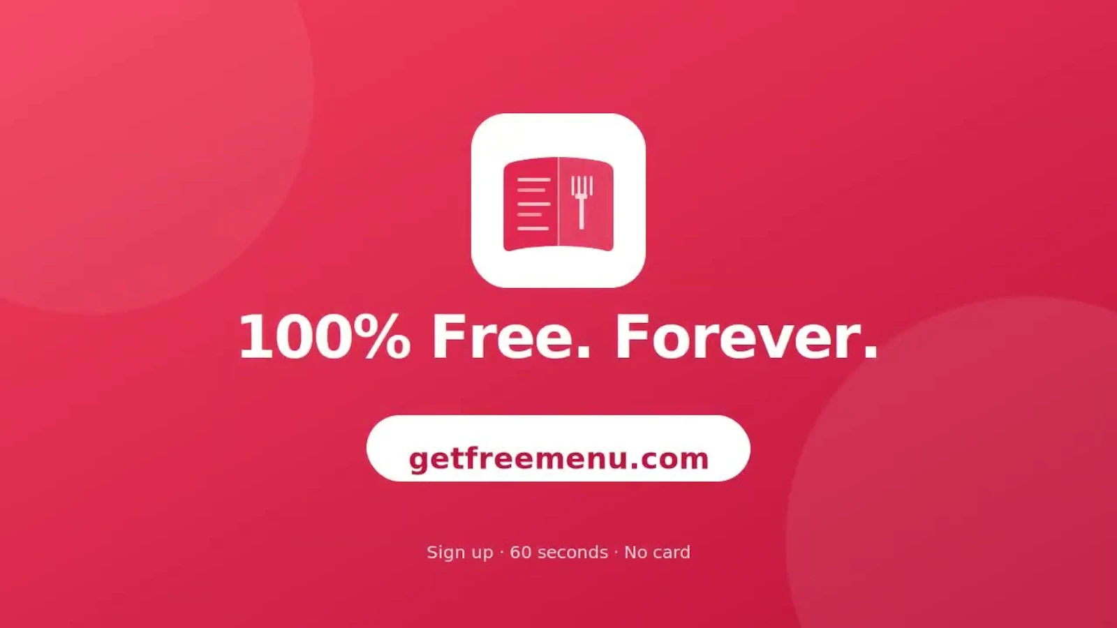 GetFreeMenu screenshot 1 (video preview)