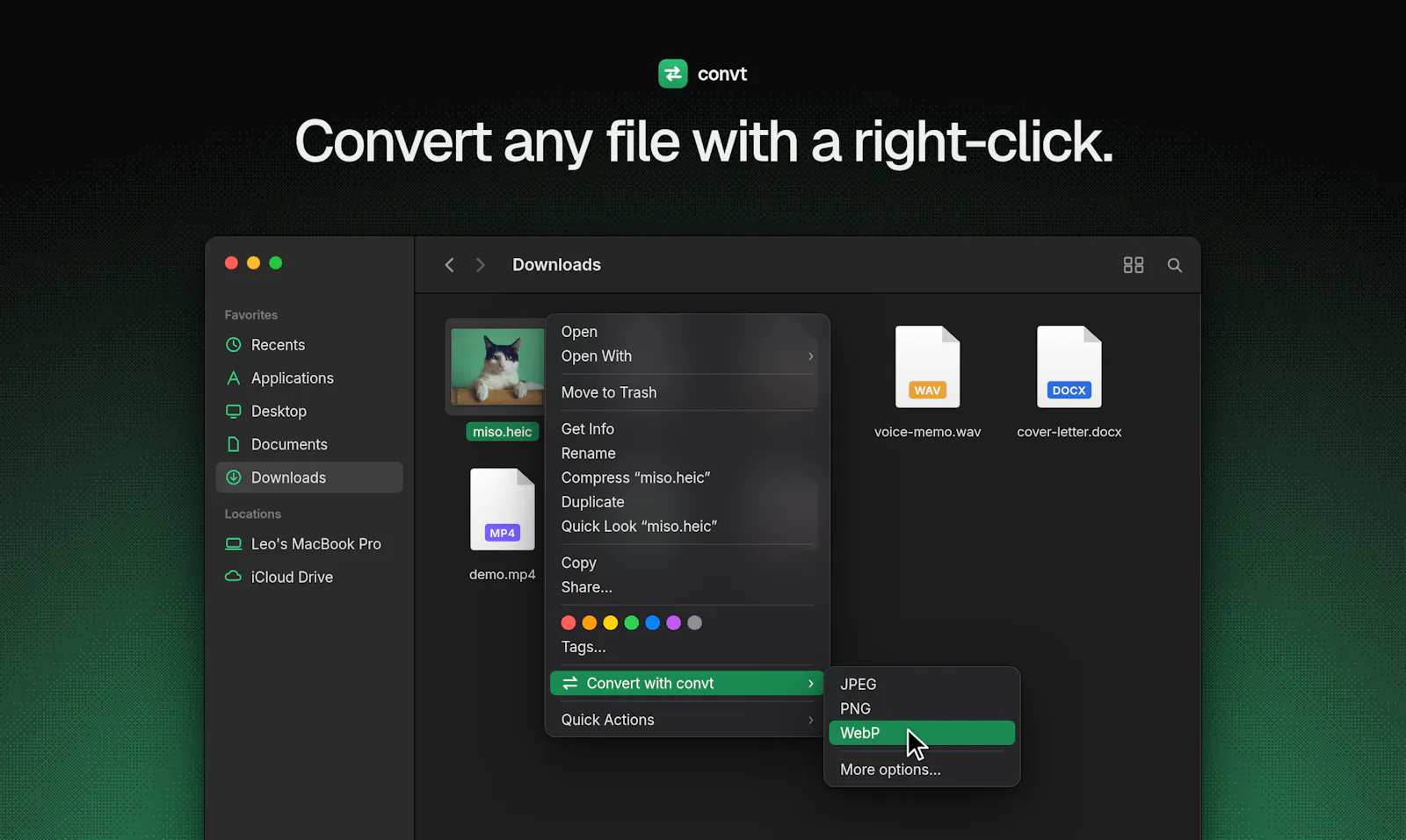 convt screenshot 2
