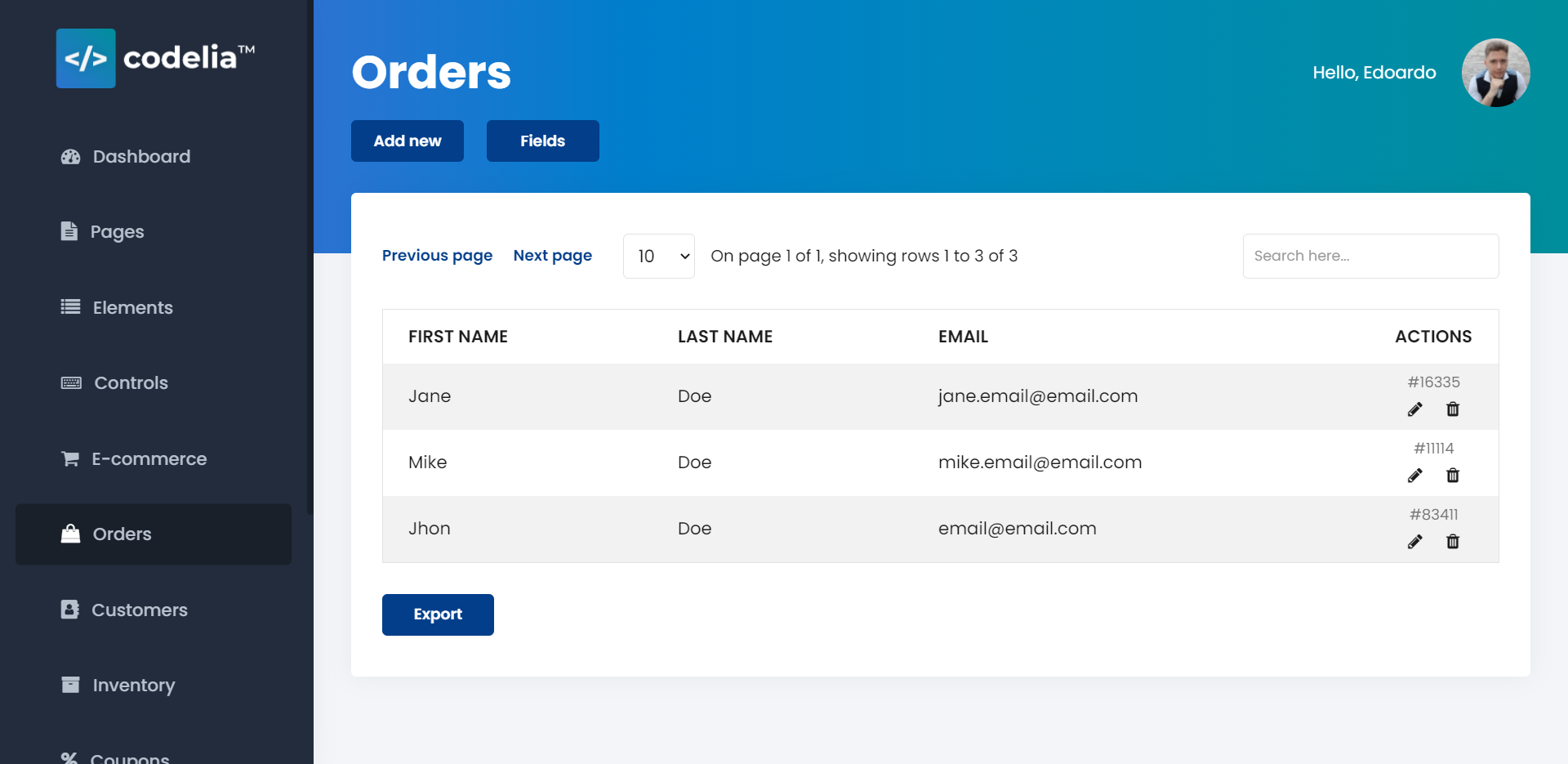 Codelia gallery image