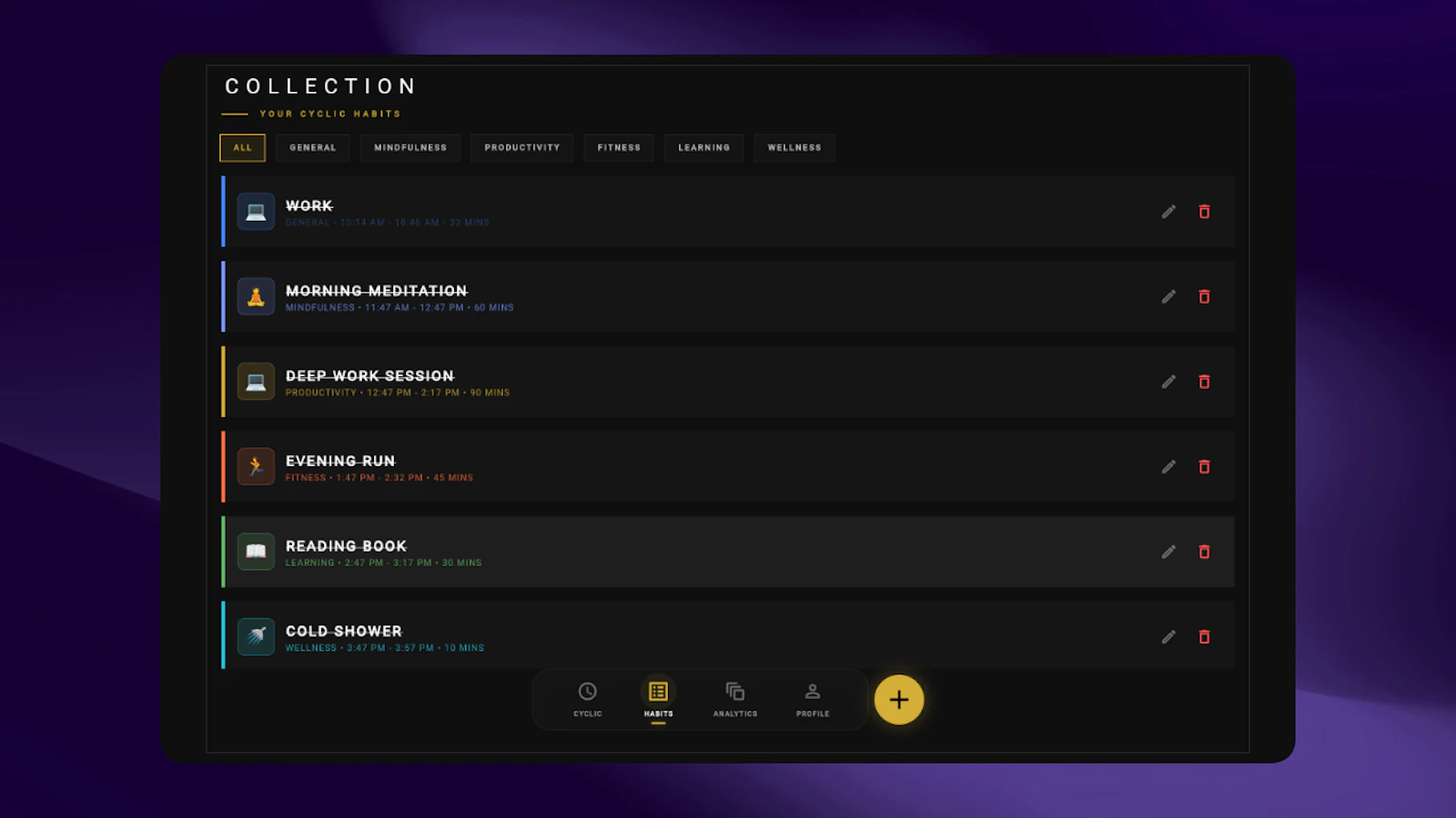 Cyclic Habits screenshot 5