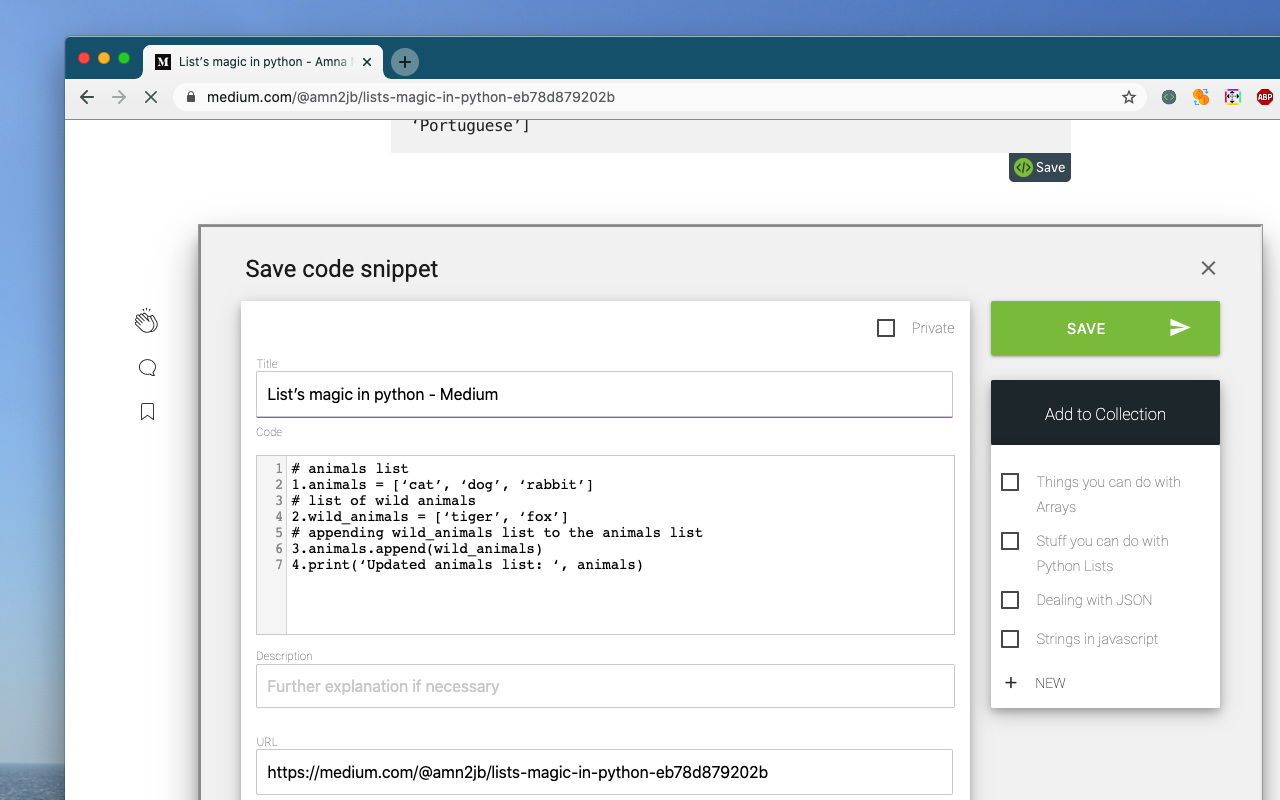 Save Code gallery image