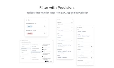 Captura de pantalla de la función de prospectos de ventas de la aplicación Fork, que permite a los usuarios crear una lista personalizada de posibles prospectos de ventas basada en sus intereses tecnológicos.