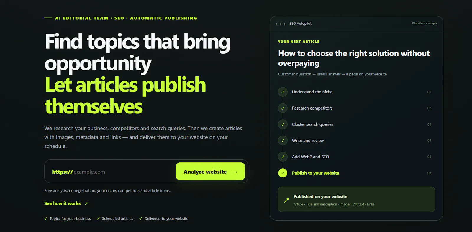 SEO Autopilot screenshot 1