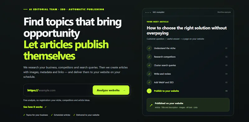 SEO Autopilot screenshot 1