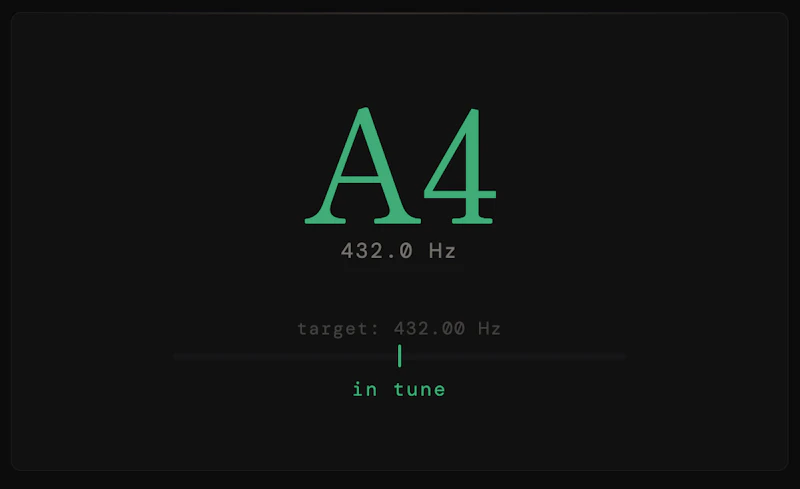 Chromatic Tuner 440 / 432 / Drone screenshot 3