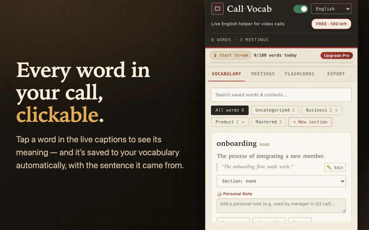 CallVocab gallery image