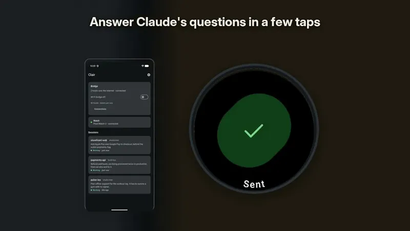 Clair screenshot 1 (video preview)