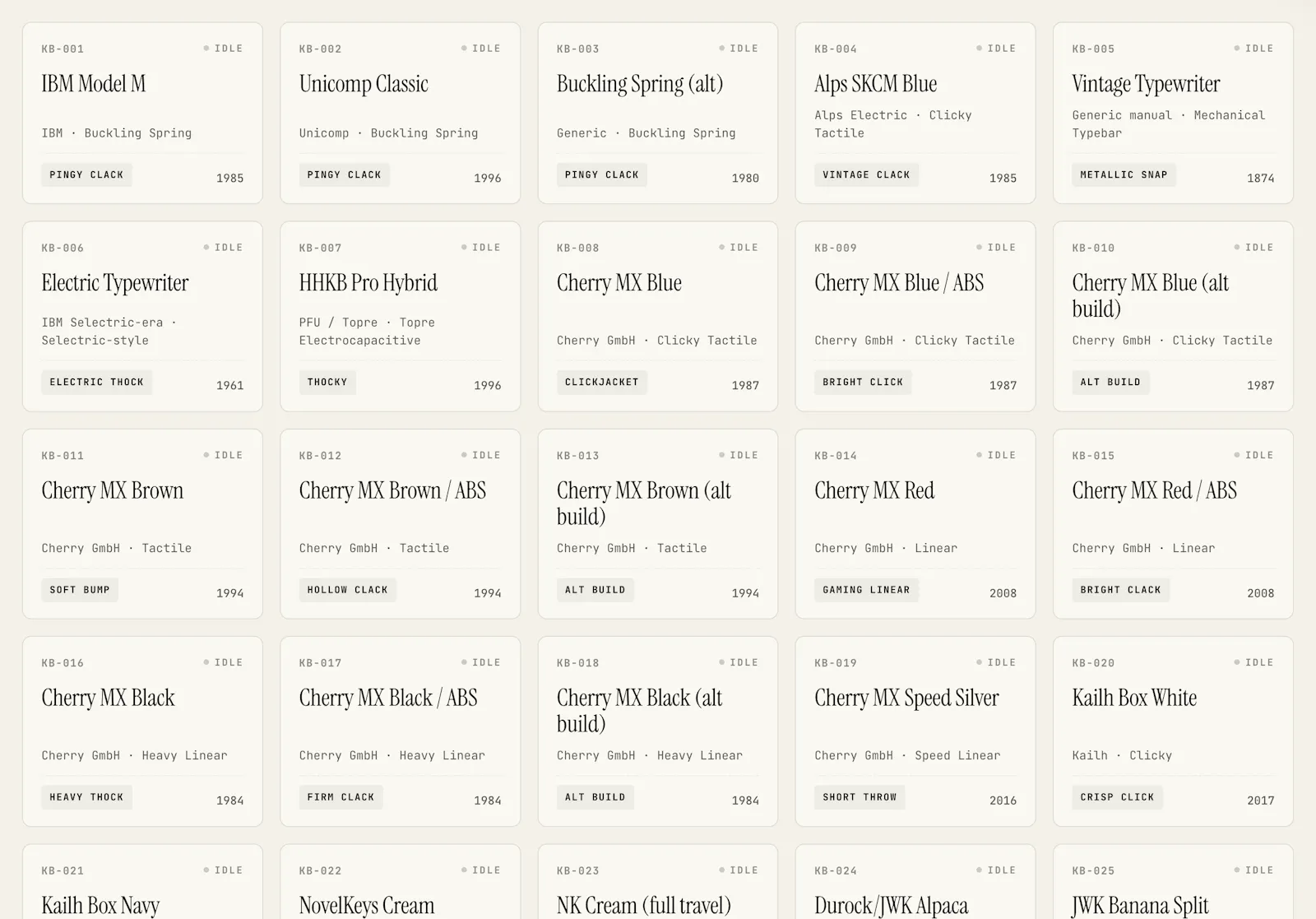 The Listening Museum · sheets.works screenshot 2