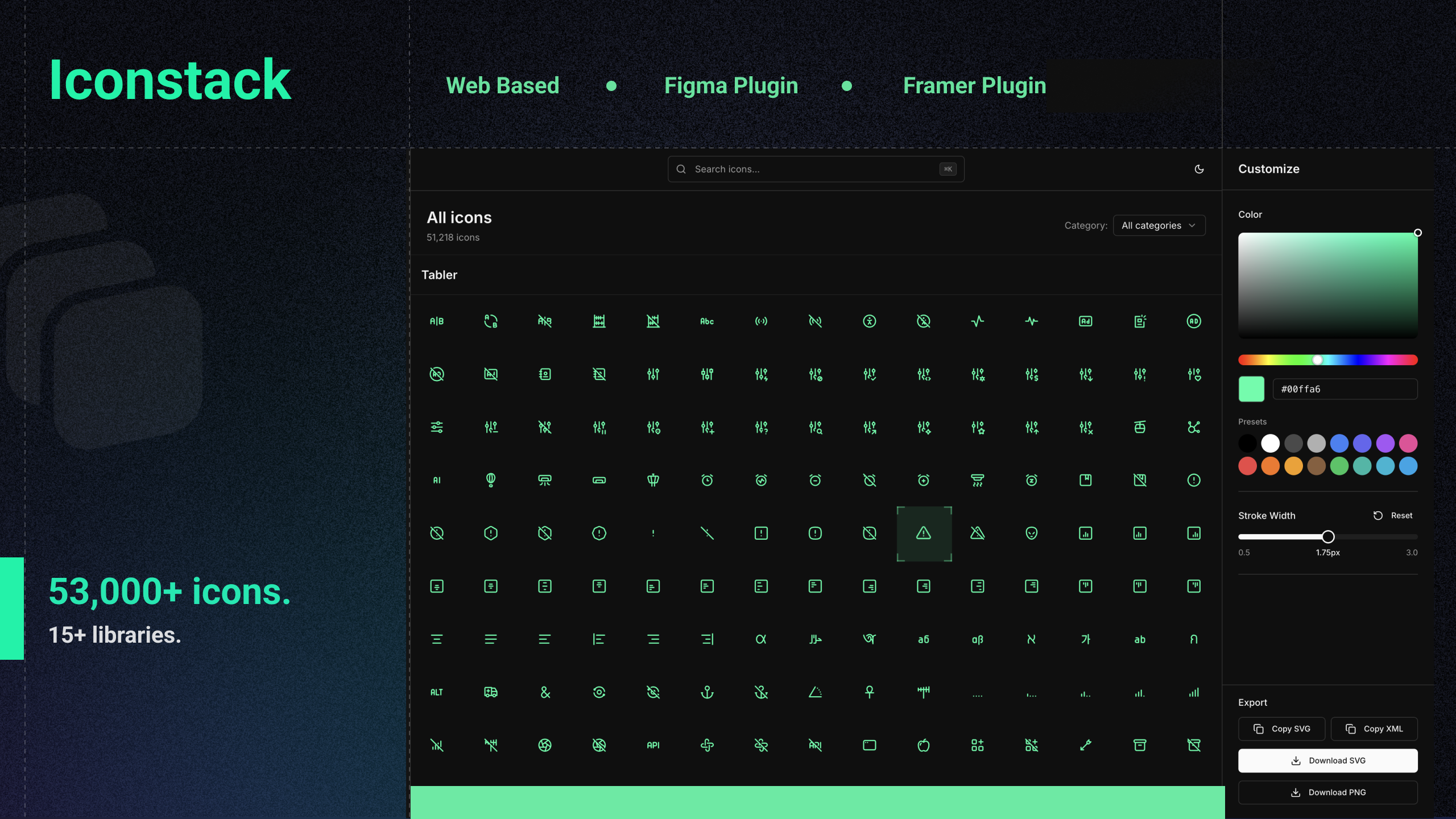 Iconstack: MCP-Native Icon Search