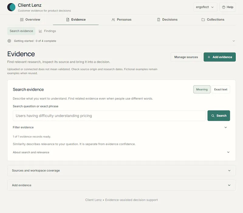 Client Lenz screenshot 3