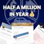 HALF A MILLION IN A YEAR