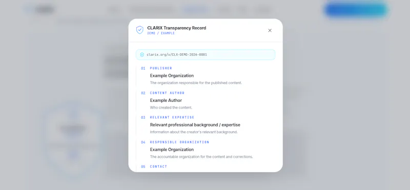 CLARIX screenshot 4