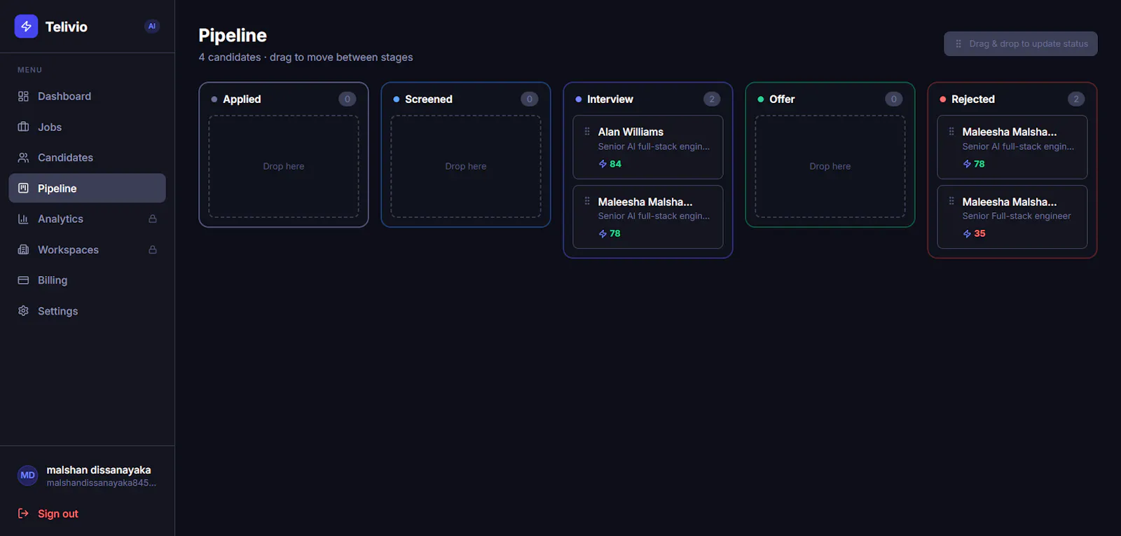 Telivio screenshot 2