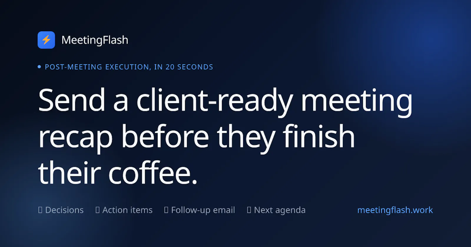 MeetingFlash screenshot 1