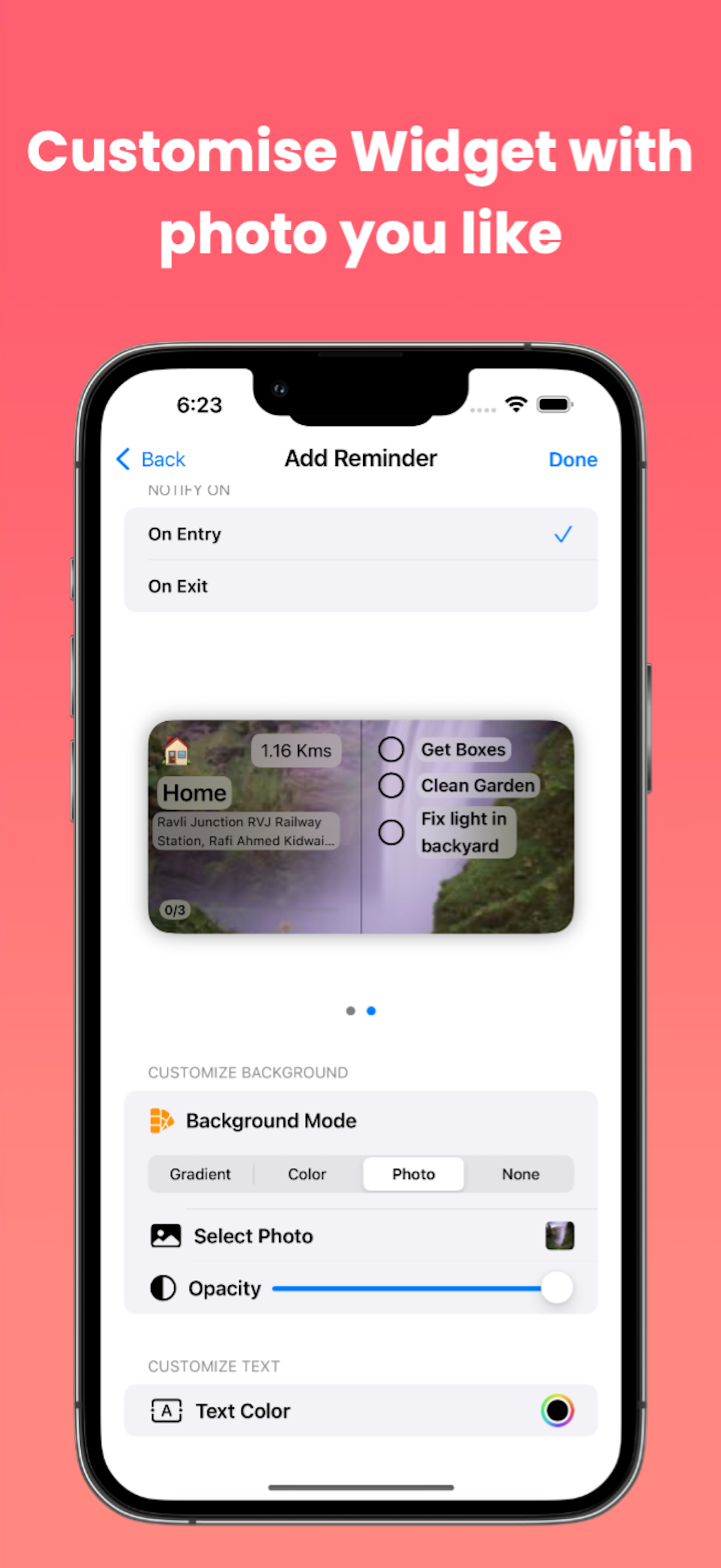 GPS Location based To do list/Reminders media 5