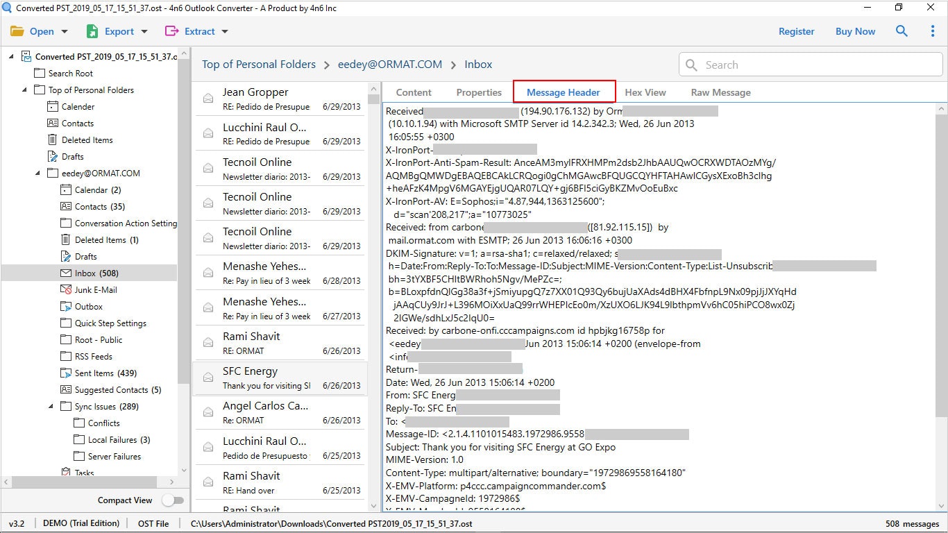4N6 Outlook PSTコンバーターツールメディア3