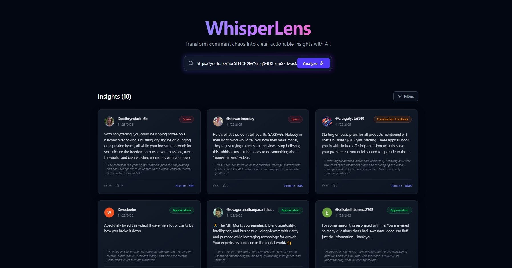 WhisperLens gallery image