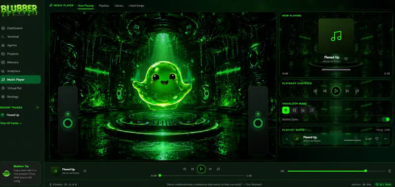 Blubber OS screenshot 1