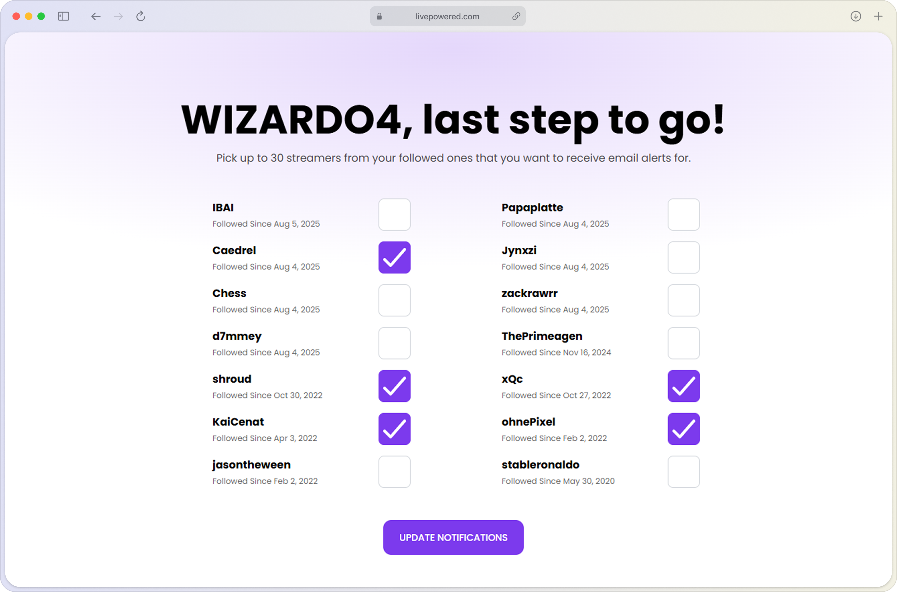 LivePowered gallery image