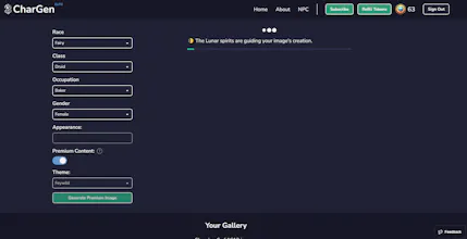 CharGen gallery image