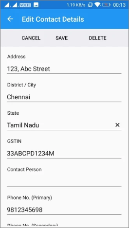 Business Contacts Android App gallery image