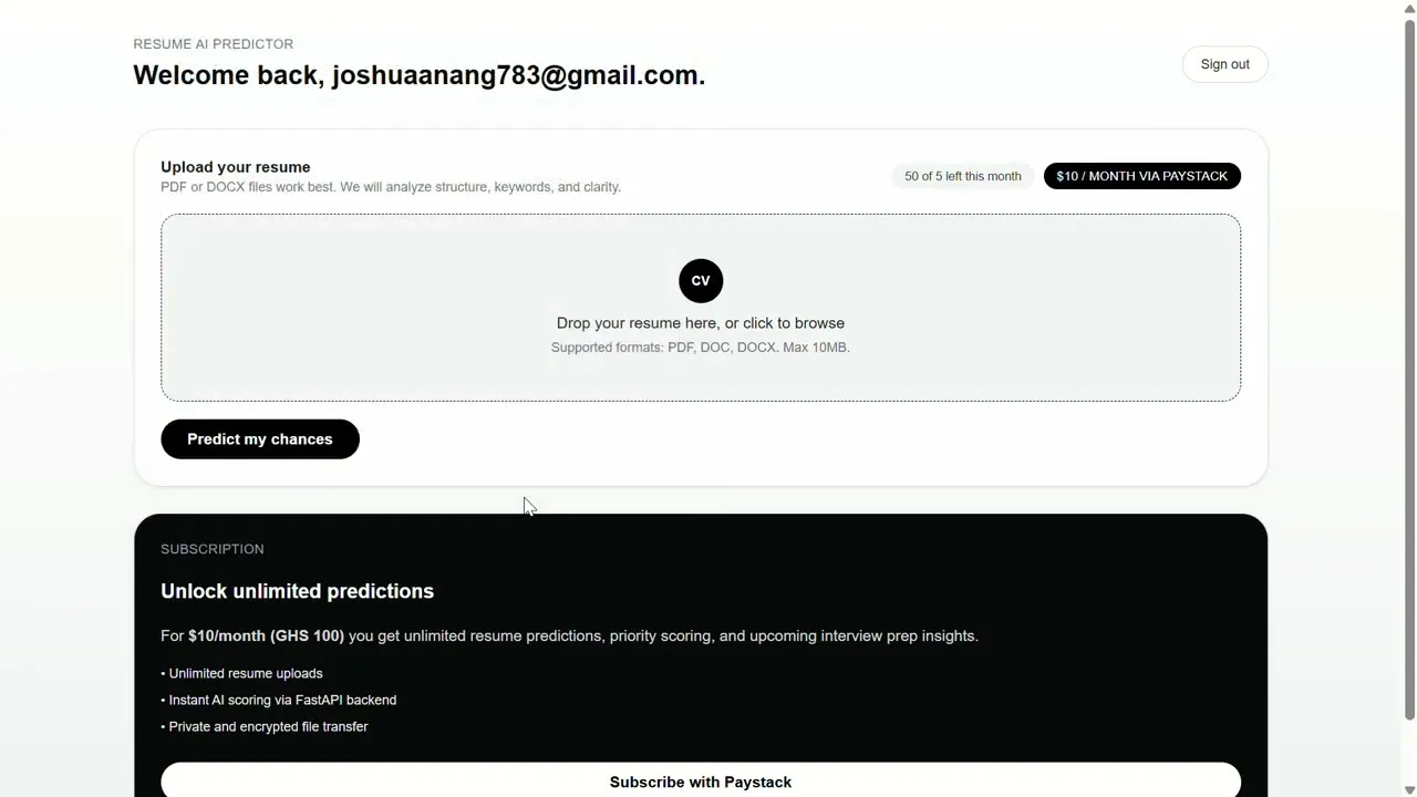 Resume AI gallery image