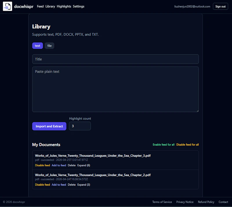 docwhispr screenshot 4